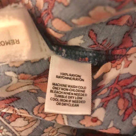 Loft Blue Floral Sleeveless Romper Size SP - Picture 6 of 8